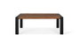 GINER Y COLOMER Table basse en bois de teca et métal